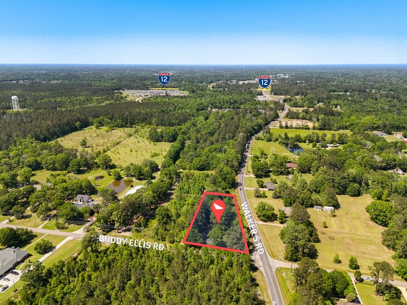 Corner Acreage with Development Potential Near I-12