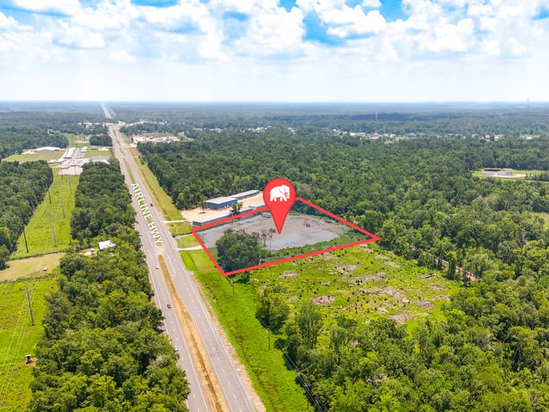 Stabilized Yard Lease, Up to 1.6 Acres along Airline Hwy
