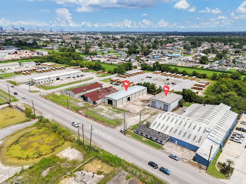 Crane-Serviced Warehouse Spaces with Frontage on Peters Rd