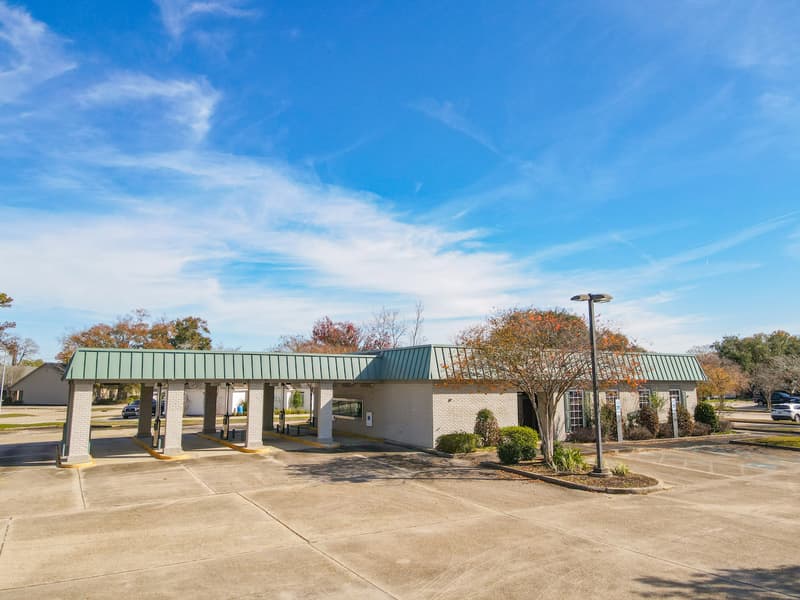 Standalone Bank with Drive Thru Fronting Sherwood Forest Blvd