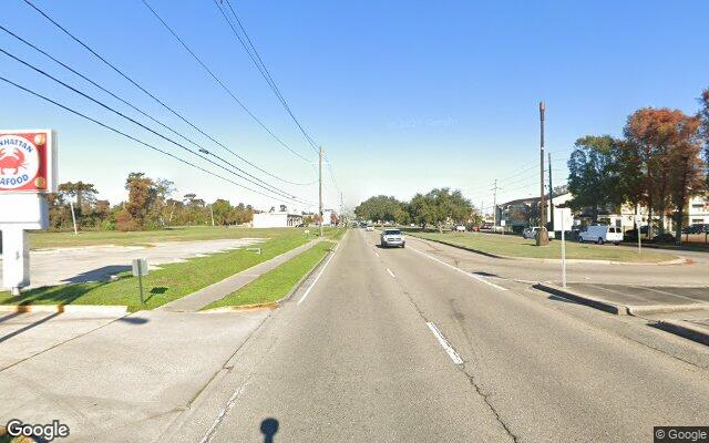 Street view of 1451 A-C Manhattan Blvd, 7,488 SF retail building in Metairie, LA