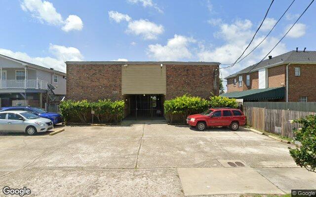 Street view of 112 Glenn St, Apartment Complex in Metairie, LA