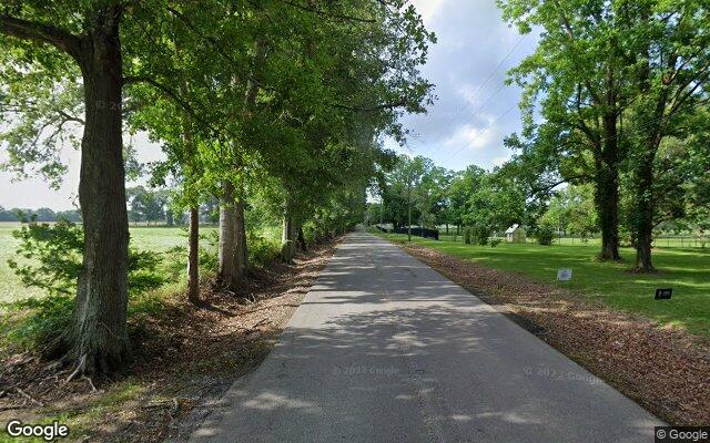 Street view of 1629 Gendarme Rd, 32.63 acres of land in Carencro, LA